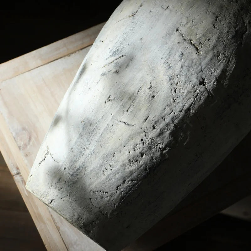 DecorBites™ Rustic Handmade Ceramic Vase for Home Decor