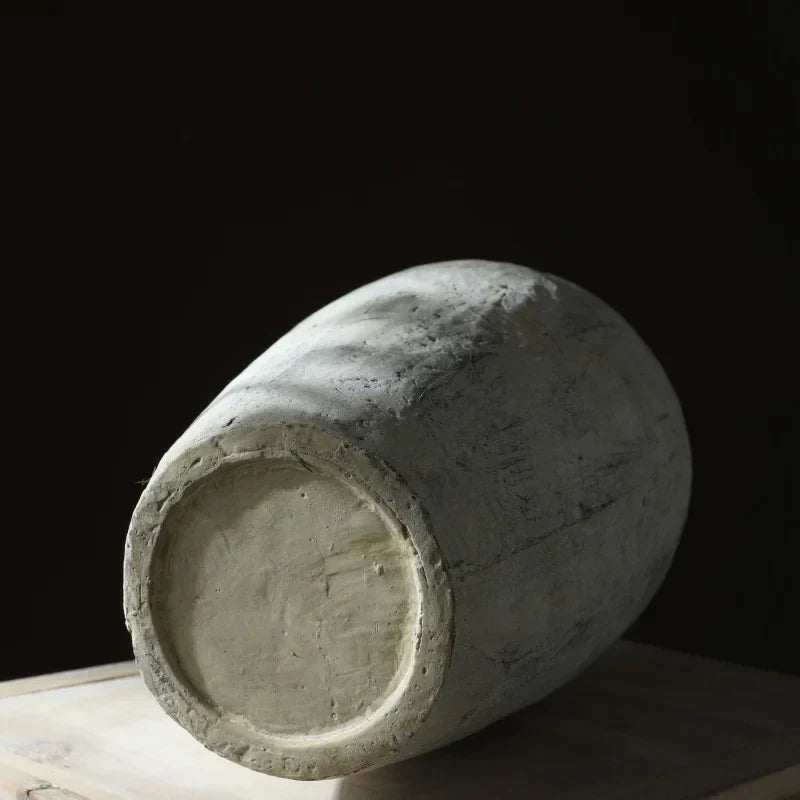 DecorBites™ Rustic Handmade Ceramic Vase for Home Decor